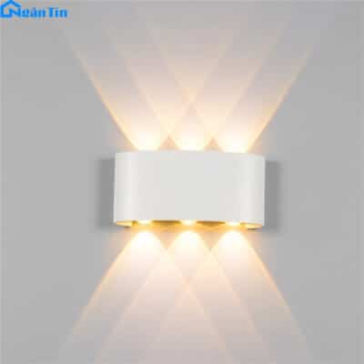 Đèn Led hắt tường treo tường gắn tường trong nhà ngoài trời 6 bóng Led 220V VNT620 Ngân Tin