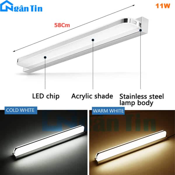 den led chieu guong soi guong trang tri trong nha led 3 che do mau rg 709 ngan tin 13