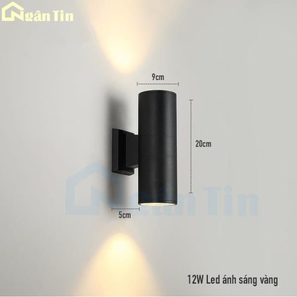 Đèn Led treo tường hắt tường trang trí trong nhà ngoài trời 220V VNT173 Ngân Tin - Image 2
