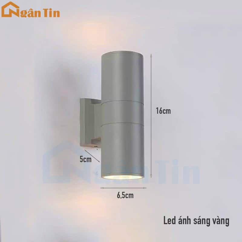 Đèn treo tường hắt tường ngoài trời chống nước trang trí hành lang sân vườn 220V VNT173 Ngân Tin 1 Đèn treo tường hắt tường ngoài trời chống nước trang trí hành lang sân vườn 220V VNT173 Ngân Tin - Image 2