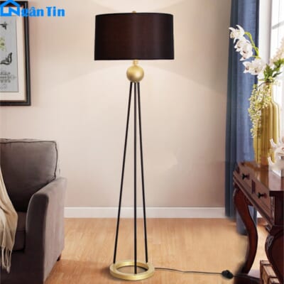 Đèn Cây Đứng Đèn Sàn Trang Trí Phòng Khách Phòng Ngủ Đọc Sách 12W E27 220V DC581 Ngân Tin