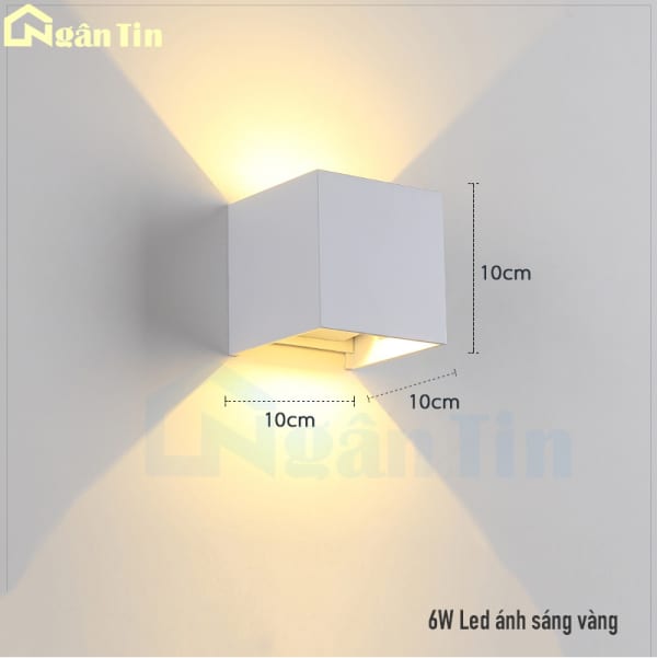 den gan tuong ngoai troi led 10w mau den ngan tin 26
