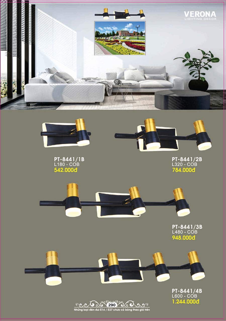 Catalog Đèn Trang Trí Ngân Tin 268 den led chieu tranh chieu guong trang tri trong nha ngan tin 06