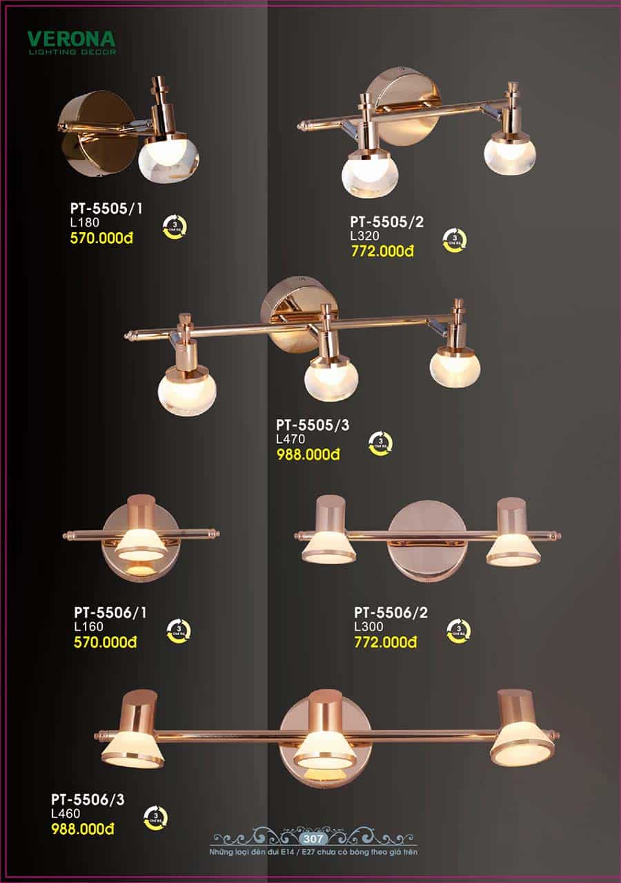 Catalog Đèn Trang Trí Ngân Tin 296 den led chieu tranh chieu guong trang tri trong nha ngan tin 23