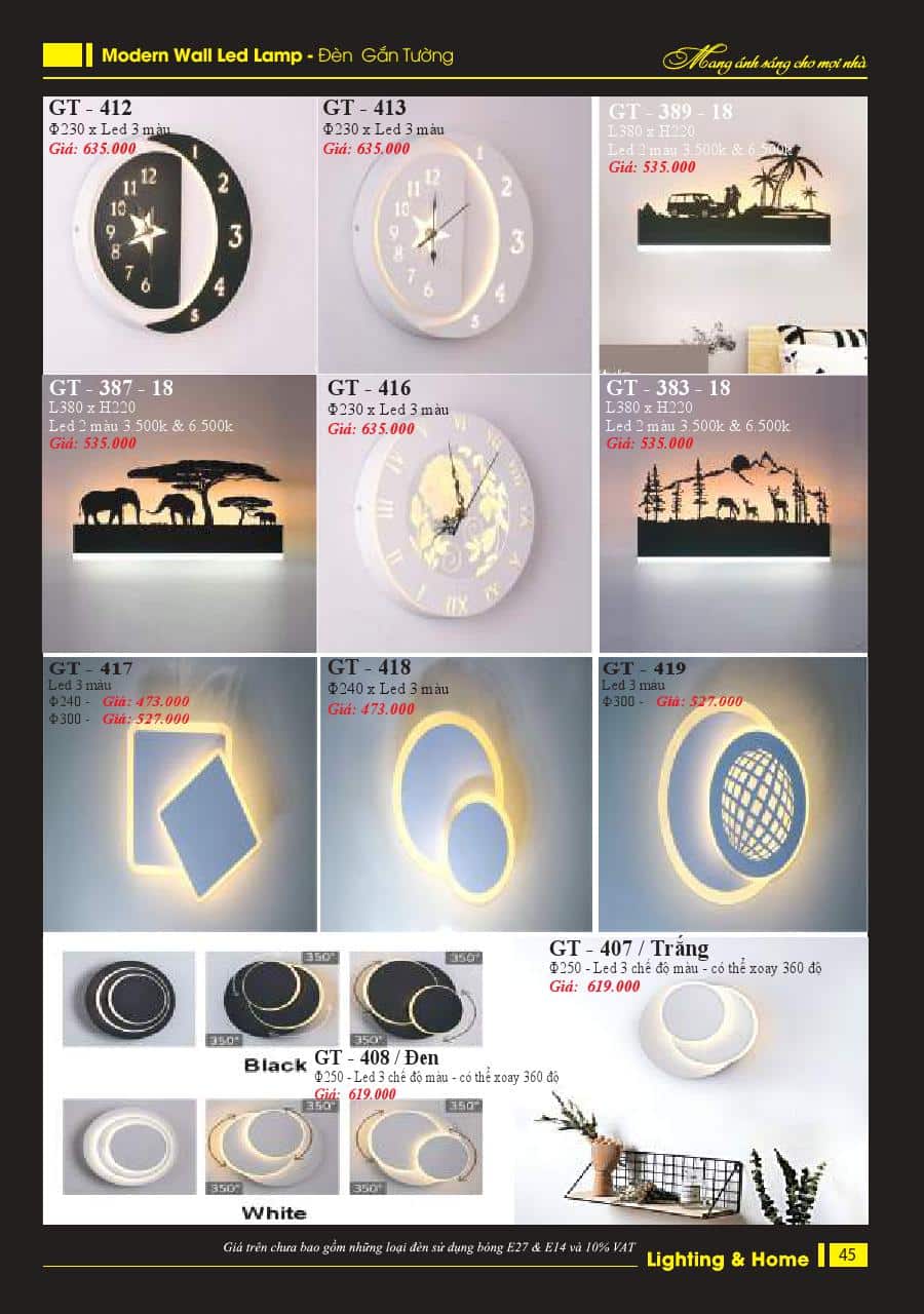 Catalog Đèn Trang Trí Ngân Tin 136 den led trang tri trong nha ngoai troi ngan tin 000103