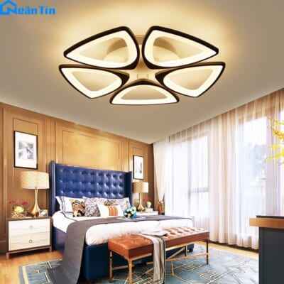 Đèn Mâm LED Ốp Trần Hiện Đại Trang Trí Phòng Khách MO918 Ngân Tin (Tặng kèm remote điều khiển từ xa)