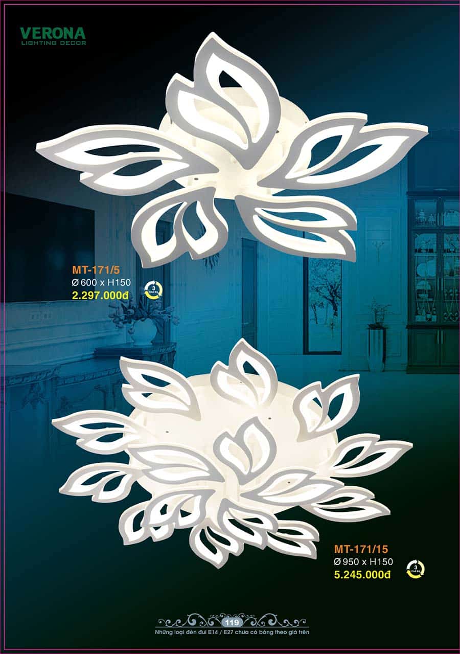 Catalog Đèn Trang Trí Ngân Tin 408 den mam led op tran trang tri trong nha ngan tin 11