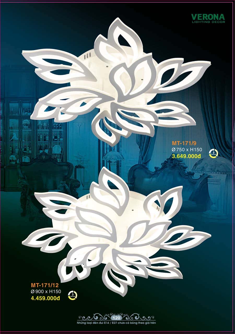 Catalog Đèn Trang Trí Ngân Tin 410 den mam led op tran trang tri trong nha ngan tin 12