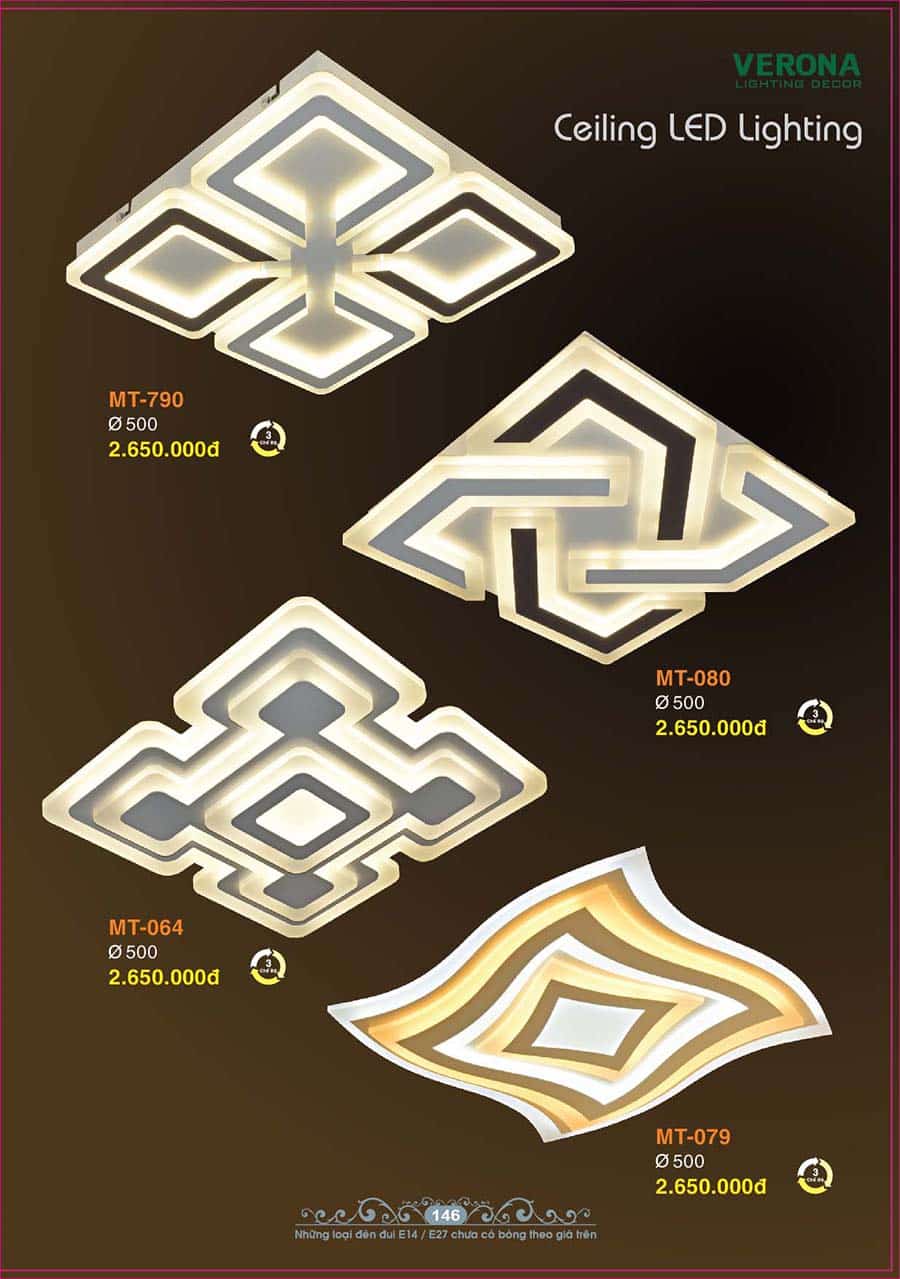 Catalog Đèn Trang Trí Ngân Tin 462 den mam led op tran trang tri trong nha ngan tin 38