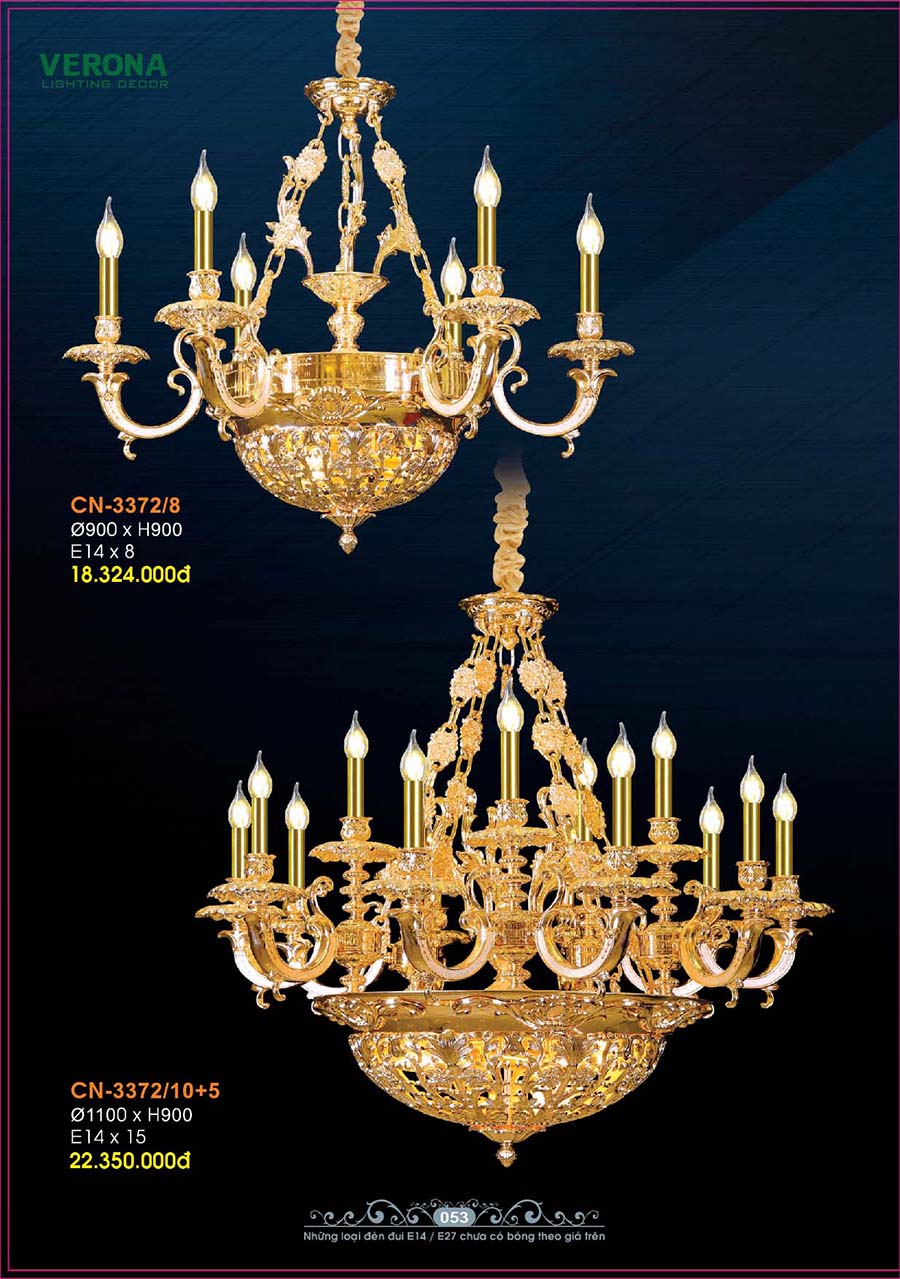 Catalog Đèn Trang Trí Ngân Tin 688 den nen pha le trang tri trong nha ngan tin 13