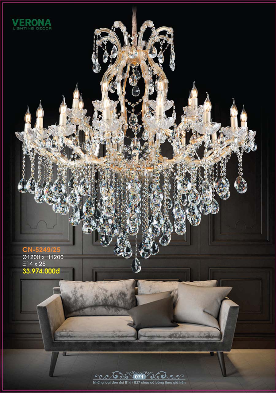 Catalog Đèn Trang Trí Ngân Tin 724 den nen pha le trang tri trong nha ngan tin 31