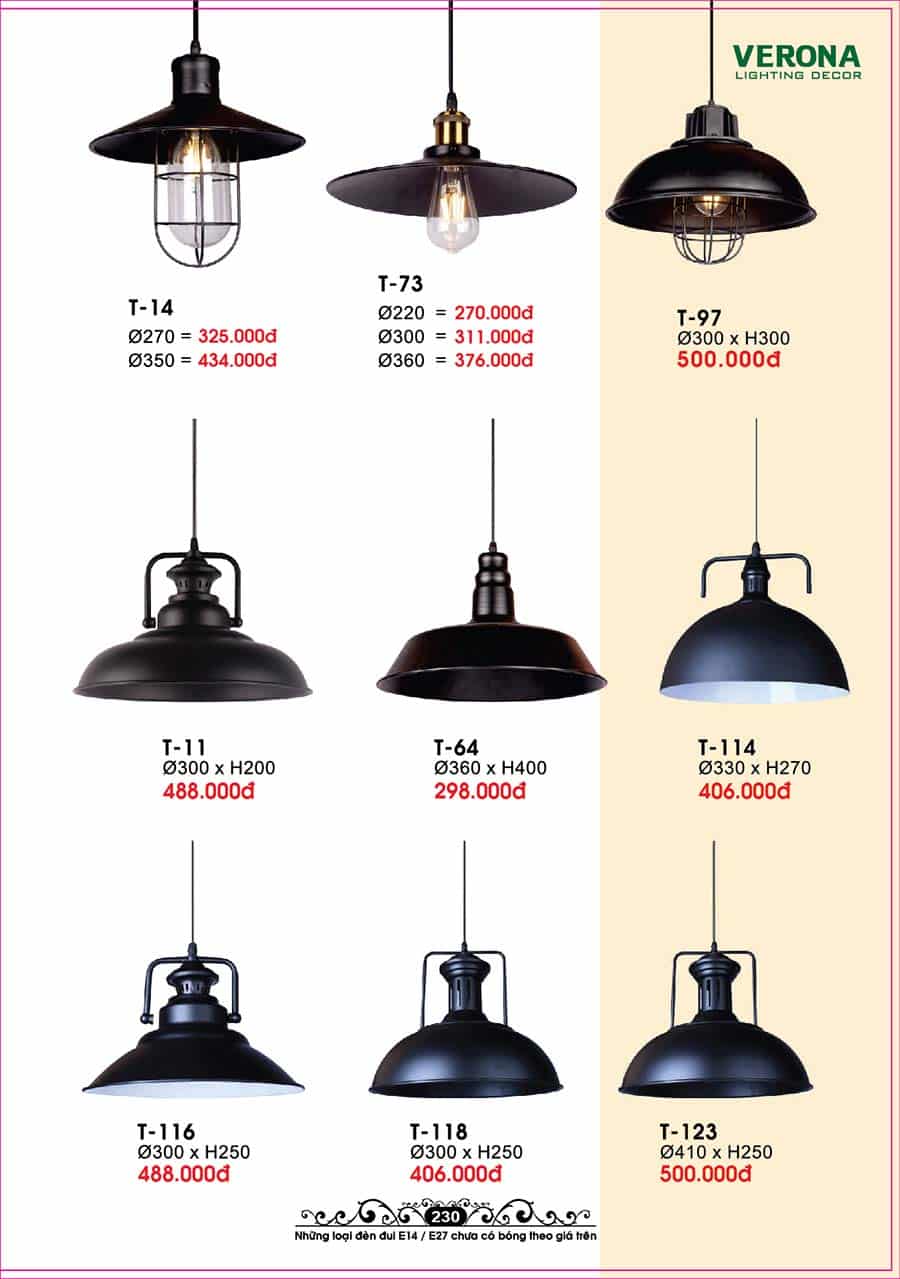 Catalog Đèn Trang Trí Ngân Tin 10 den tha bong roi tran trang tri trong nha ngan tin 12
