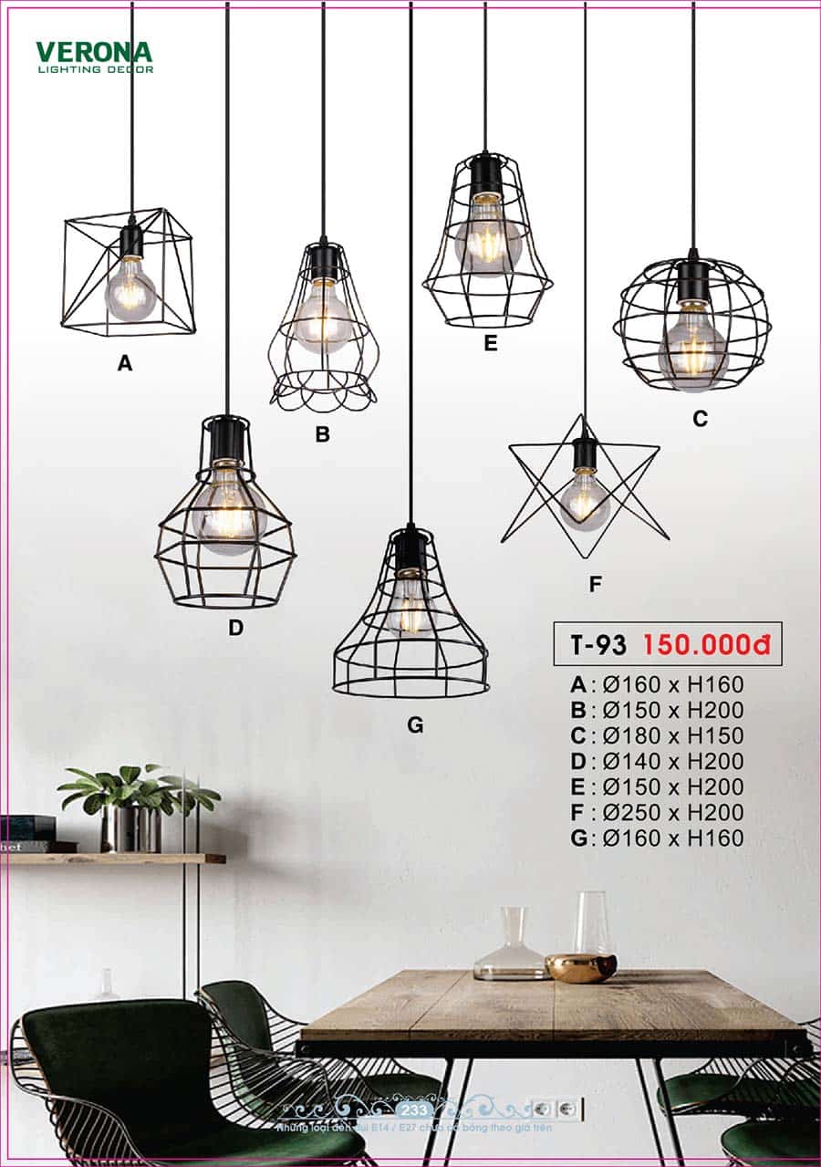 Catalog Đèn Trang Trí Ngân Tin 28 den tha bong roi tran trang tri trong nha ngan tin 15