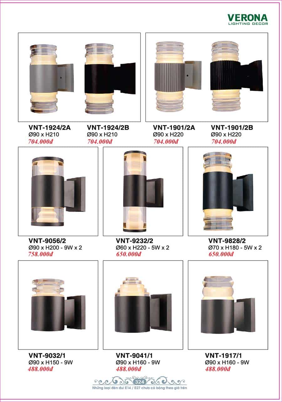Catalog Đèn Trang Trí Ngân Tin 150 den treo tuong gan tuong trong nha ngan tin 08 1