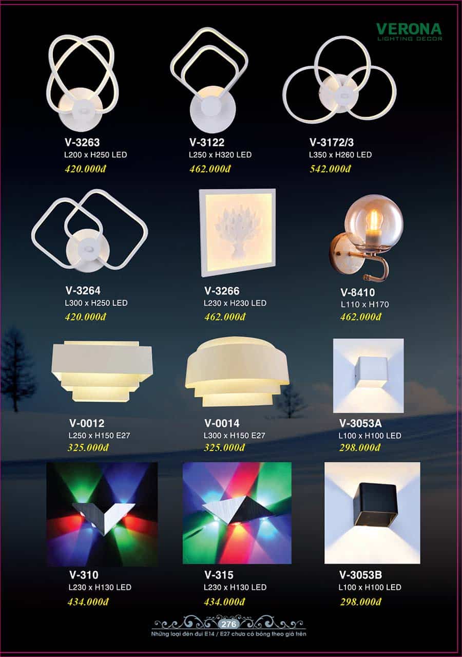 Catalog Đèn Trang Trí Ngân Tin 110 den treo tuong gan tuong trong nha ngan tin 10