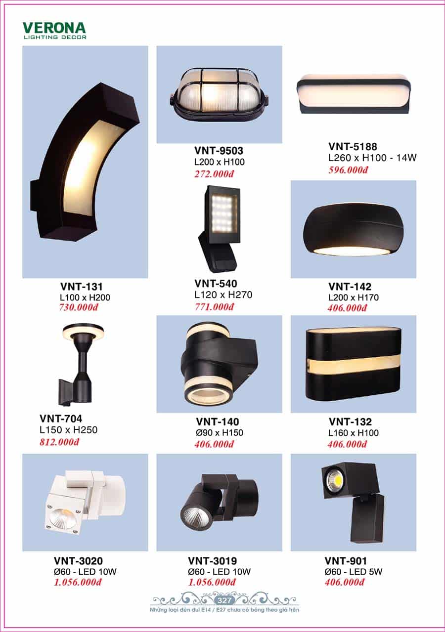 Catalog Đèn Trang Trí Ngân Tin 156 den treo tuong gan tuong trong nha ngan tin 11 1