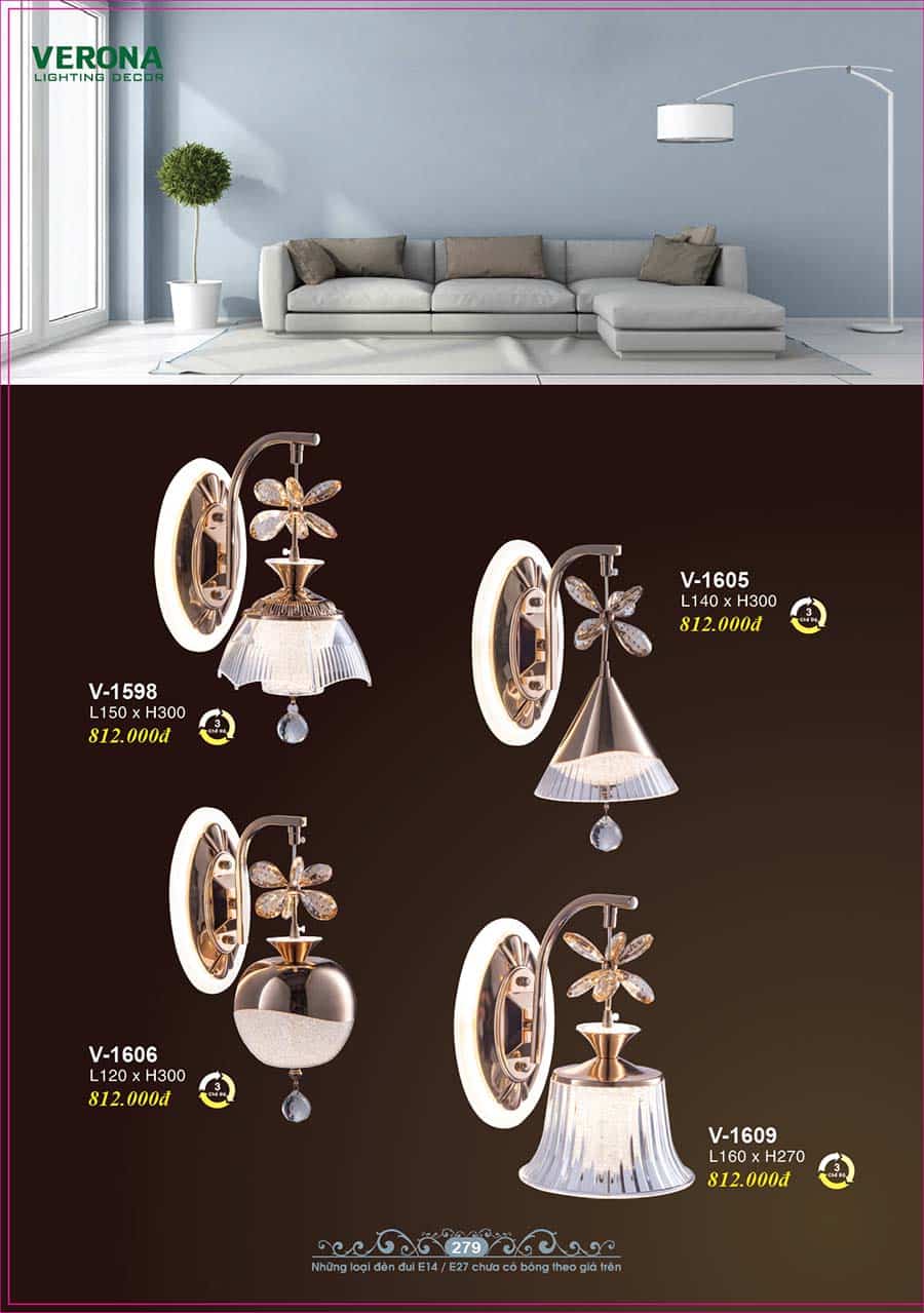 Catalog Đèn Trang Trí Ngân Tin 210 den treo tuong gan tuong trong nha ngan tin 13 1