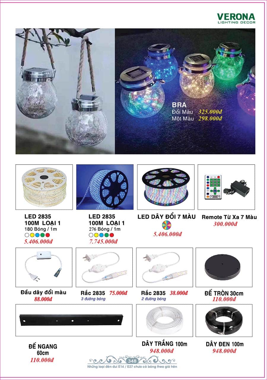 Catalog Đèn Trang Trí Ngân Tin 974 den treo tuong gan tuong trong nha ngan tin 32