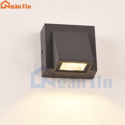 Đèn Led treo tường hắt tường ngoài trời trong nhà Led 5W 220V VNT614 Ngân Tin