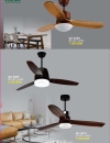 Catalog Đèn Trang Trí Ngân Tin 551 quat tran den led canh go trang tri trong nha ngan tin 15