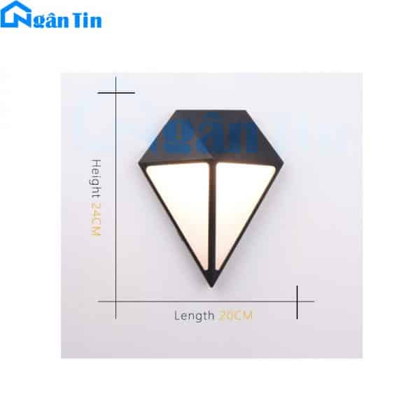 den led treo truong gan tuong trong nha ngoai troi cau thang Led 12w vnt671 Ngan Tin 6
