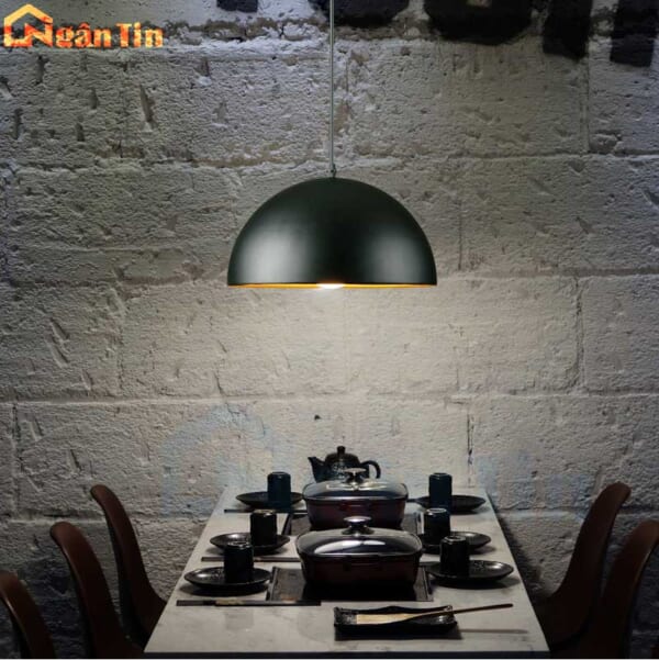 Đèn thả trần trang trí bàn ăn quầy bar quán cà phê E27 220V TCF20A Ngân Tin (Tặng kèm bóng Led edison ánh sáng vàng) - Image 8