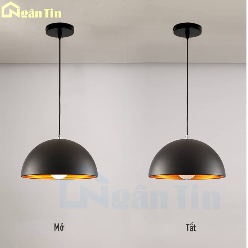 Đèn thả trần trang trí bàn ăn quầy bar quán cà phê E27 220V TCF20A Ngân Tin (Tặng kèm bóng Led edison ánh sáng vàng) 9 Đèn thả trần trang trí bàn ăn quầy bar quán cà phê E27 220V TCF20A Ngân Tin (Tặng kèm bóng Led edison ánh sáng vàng) - Image 9