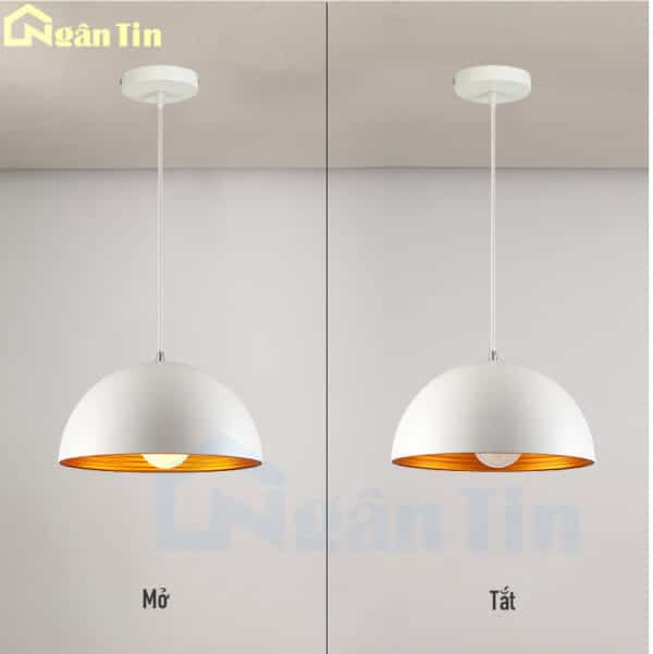 Đèn thả trần trang trí bàn ăn quầy bar quán cà phê E27 220V TCF20A Ngân Tin (Tặng kèm bóng Led edison ánh sáng vàng) - Image 10