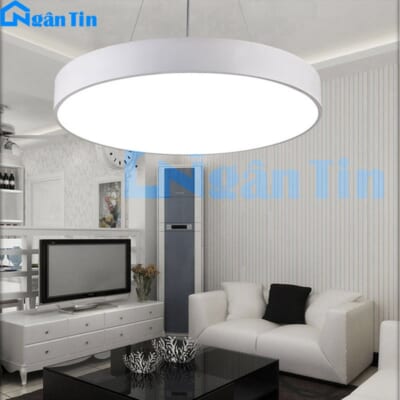 Đèn Led thả trần siêu sáng trang tri văn phòng, bàn ăn Led 3 chế độ màu 48W 220V THCN213B Ngân Tin