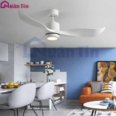 Quạt Trần Đèn Led 3 Cánh Trang Trí Sảnh Phòng Khách Cao Cấp VF04-21 Ngân Tin (Kèm remote điều khiển từ xa)