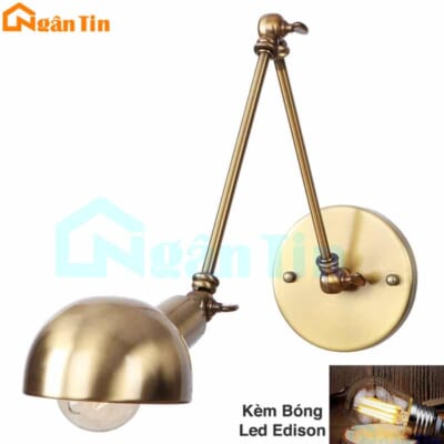 Đèn treo tường gắn tường trang trí phòng ngủ phòng khách bàn làm việc E27 220V VT21 Ngân Tin