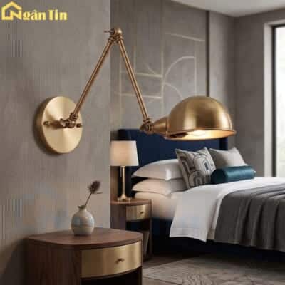 Đèn treo tường gắn tường trang trí phòng ngủ phòng khách bàn làm việc E27 220V VT21 Ngân Tin