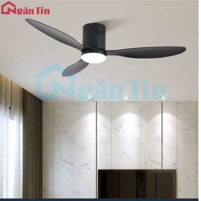 Quạt Trần 3 Cánh Trang Trí Sảnh Phòng Khách Cao Cấp VF67 Ngân Tin (Kèm remote điều khiển từ xa)