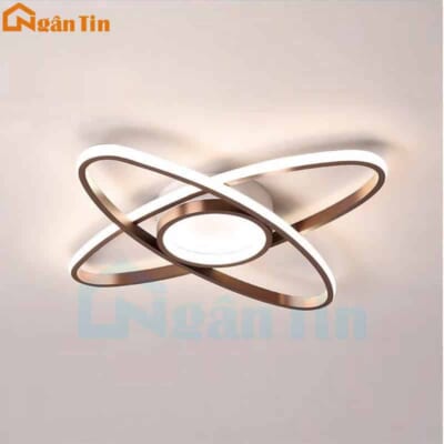 Đèn Mâm LED Ốp Trần Hiện Đại Trang Trí Phòng Khách Led 3 Chế Độ Màu MO9067 Ngân Tin (Kèm remote điều khiển từ xa)