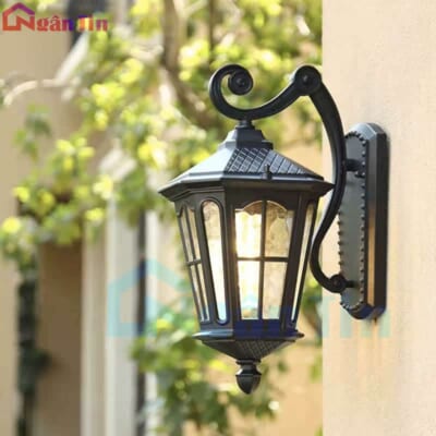 Đèn treo tường gắn tường ốp tường trang trí hành làng ngoài trời sân vườn 12W E27 220V TD42 Ngân Tin