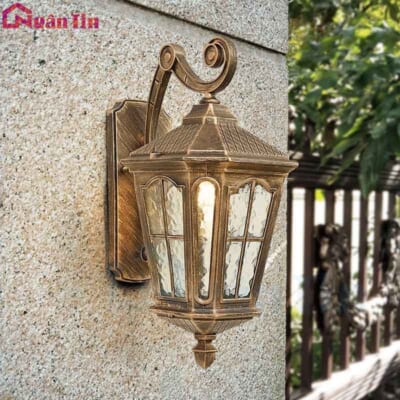 Đèn treo tường gắn tường ốp tường trang trí hành làng ngoài trời sân vườn 12W E27 220V TD43 Ngân Tin