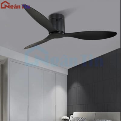 Quạt Trần 3 Cánh Trang Trí Phòng Ngủ Phòng Khách Cao Cấp VF80 Ngân Tin (Kèm remote điều khiển từ xa)