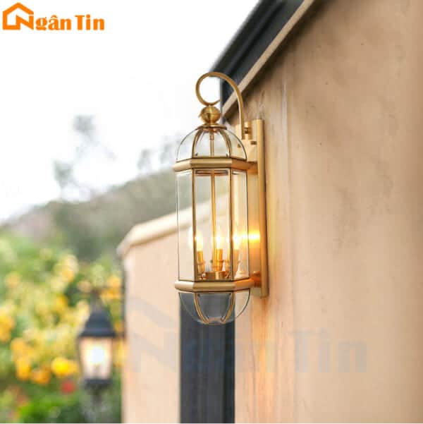 Vách đồng treo tường gắn tường ốp tường trang trí ngoài trời trong nhà 220V VD682 Ngân Tin