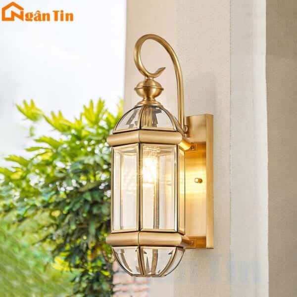 Vách đồng treo tường gắn tường ốp tường trang trí ngoài trời trong nhà 220V VD05 Ngân Tin
