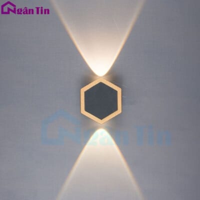 Đèn Led treo tường hắt tường ngoài trời trong nhà Led 2 tia 220V VNT6011 Ngân Tin