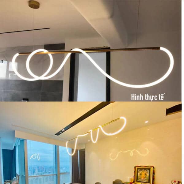 Đèn thả trần Led 150Cm trang trí bàn ăn quầy bar Led 3 chế độ màu 220V TTK131 Ngân Tin - Image 7