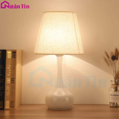 Đèn bàn phòng ngủ trang trí phòng khách bàn làm việc E27 220V DB057 Ngân Tin