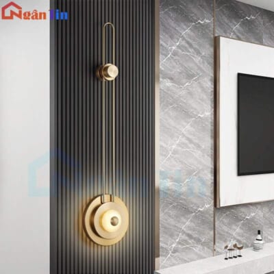 Đèn ốp tường đá treo tường trang trí sảnh phòng khách cao cấp 10W 220V VKB050 Ngân Tin