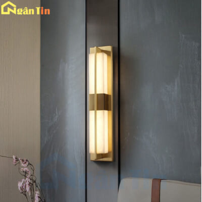 Đèn ốp tường treo tường trang trí phòng khách chao đèn đá cao cấp 220V VD12 Ngân Tin