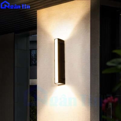 Đèn ốp tường ngoài trời hắt tường trang trí trong nhà cầu thang Led 220V VNT76 Ngân Tin