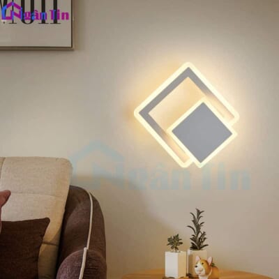 Đèn ốp tường treo tường trang trí phòng khách phòng ngủ cầu thang 15W Led 3 chế độ màu 220V GT486 Ngân Tin