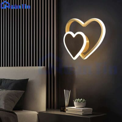 Đèn ốp tường treo tường trang trí phòng khách phòng ngủ cầu thang 15W Led 3 chế độ màu 220V GT3015 Ngân Tin