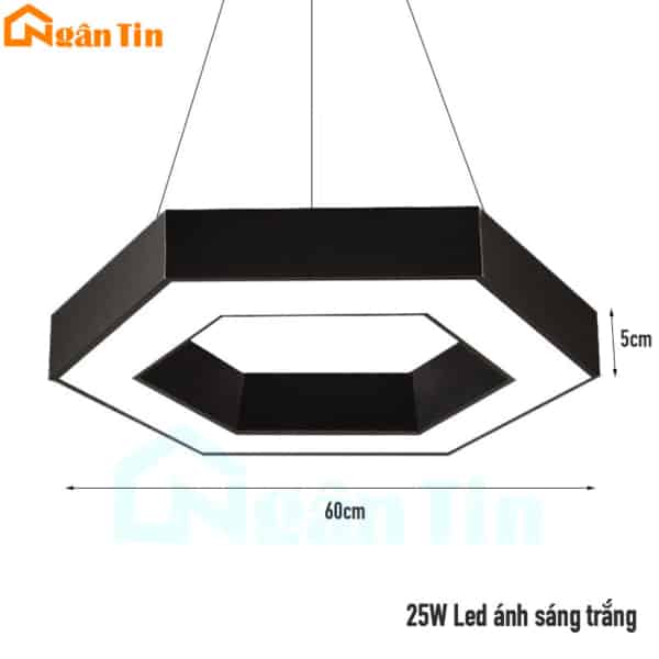 Đèn Led thả trần văn phòng Led 25W 220V THD7061 Ngân Tin