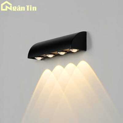 Đèn treo tường hắt tường trang trí ngoài trời trong nhà 4 tia 220V VNT70T4 Ngân Tin
