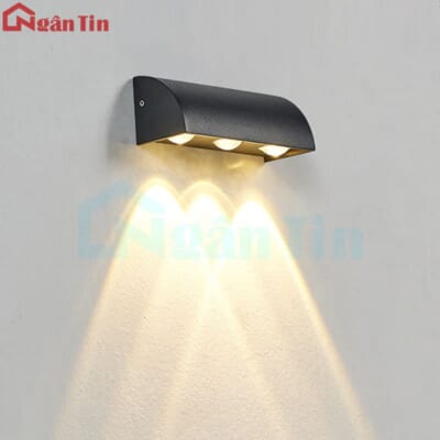 Đèn treo tường hắt tường ngoài trời trong nhà 3 tia 220V VNT70T3 Ngân Tin